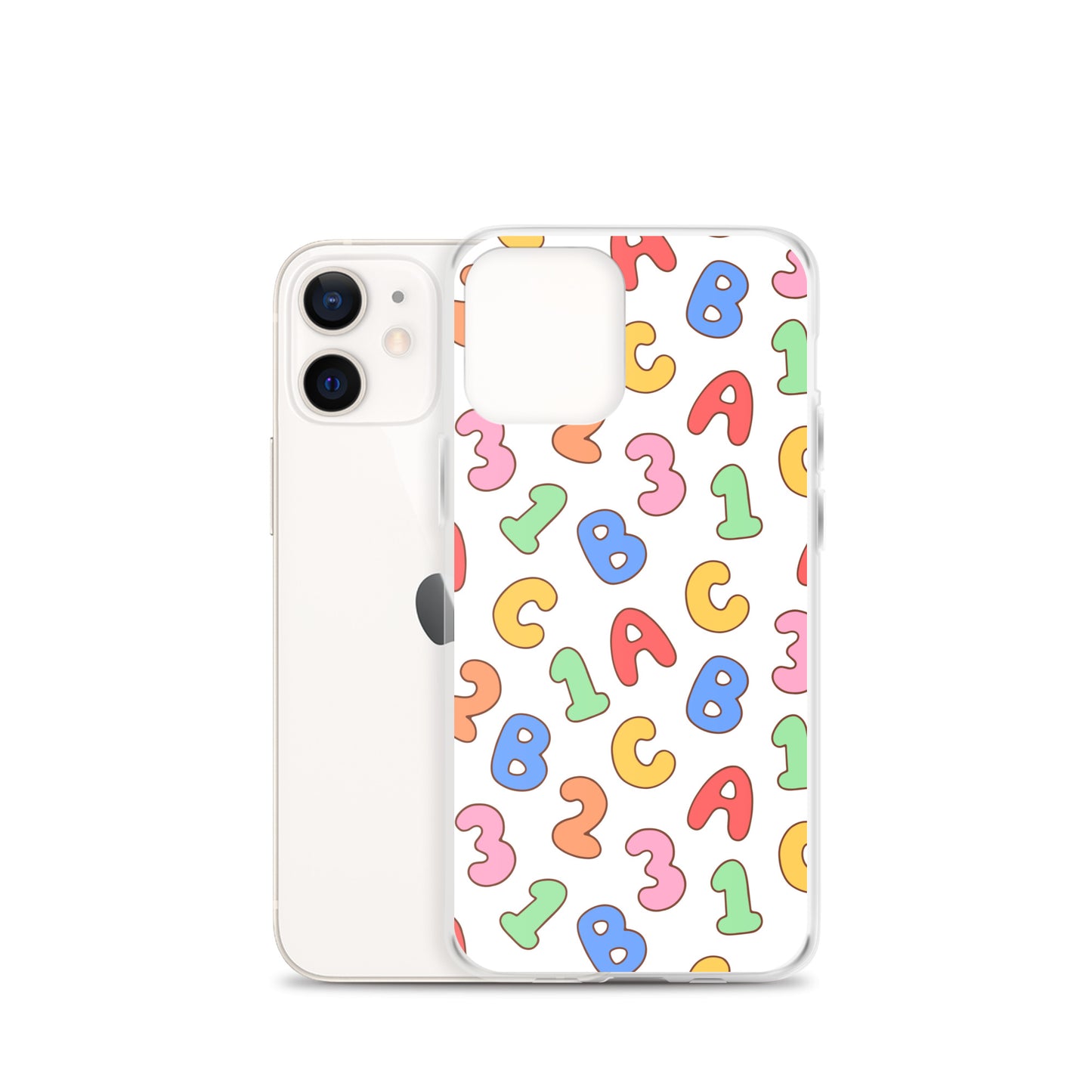 Back To School Season Pattern Clear Case for iPhone®