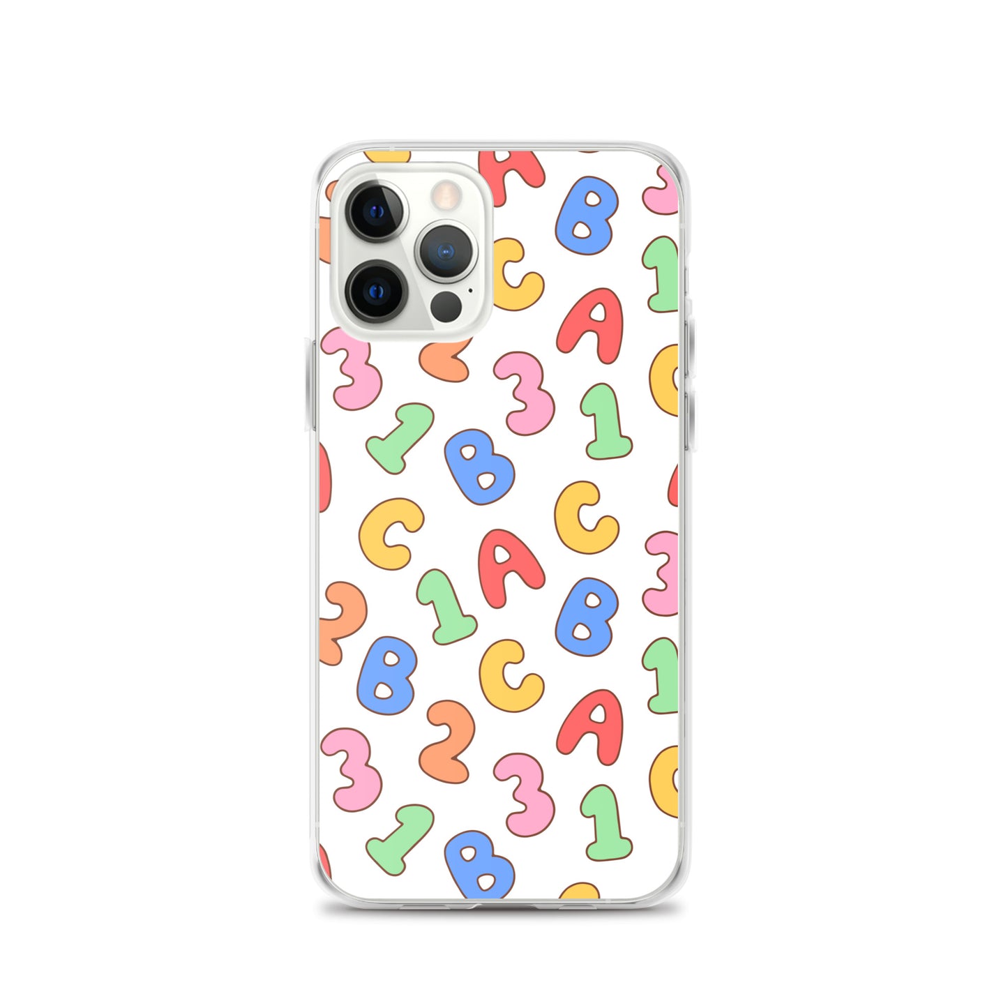 Back To School Season Pattern Clear Case for iPhone®