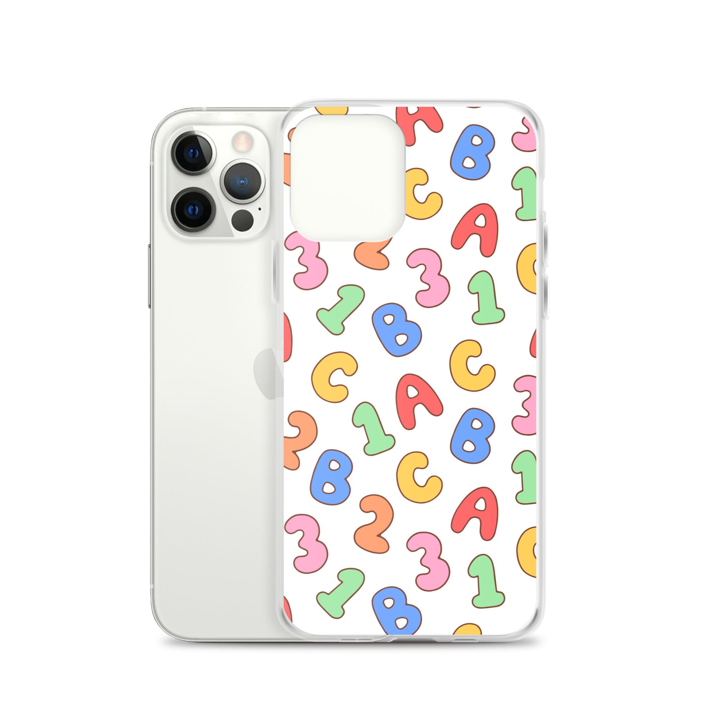Back To School Season Pattern Clear Case for iPhone®