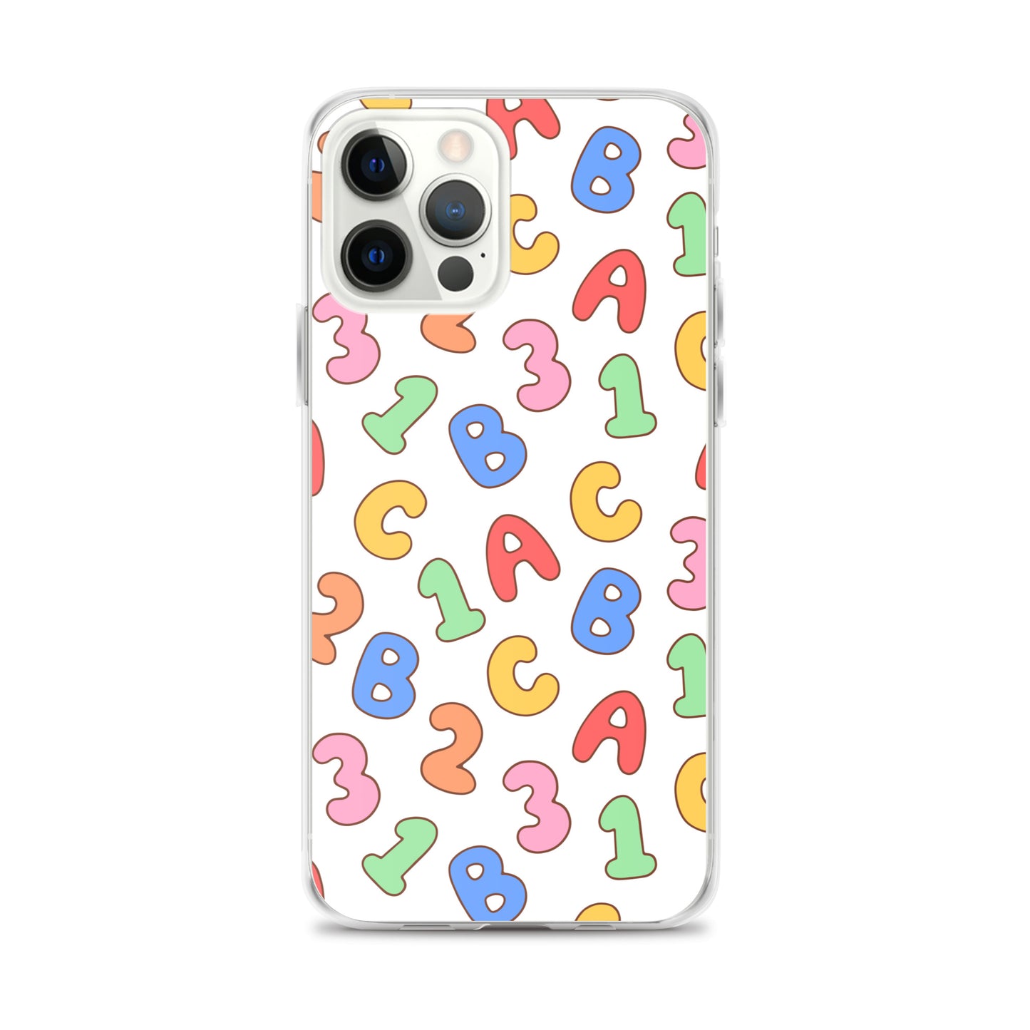Back To School Season Pattern Clear Case for iPhone®