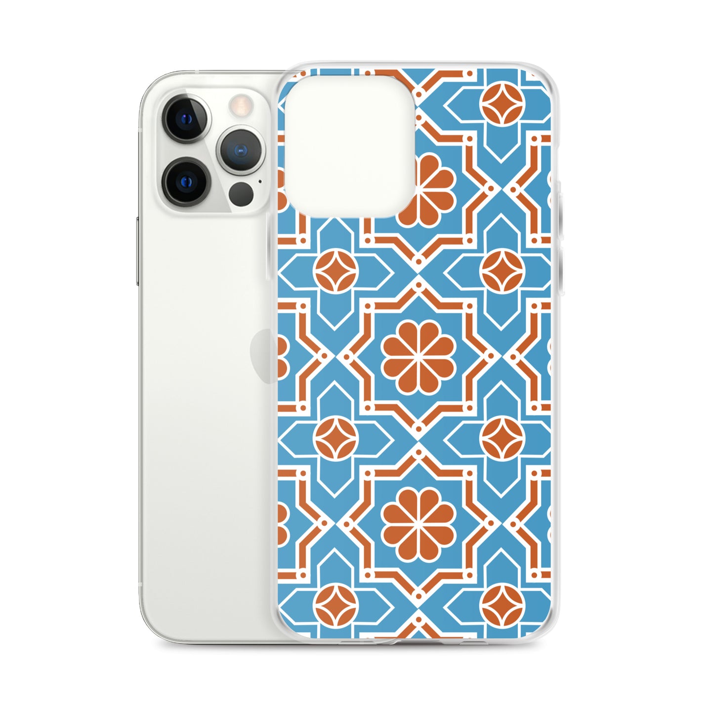 Complex Arabesque Pattern Clear Case for iPhone®
