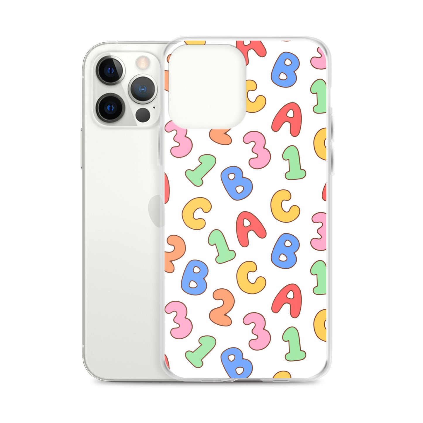 Back To School Season Pattern Clear Case for iPhone®