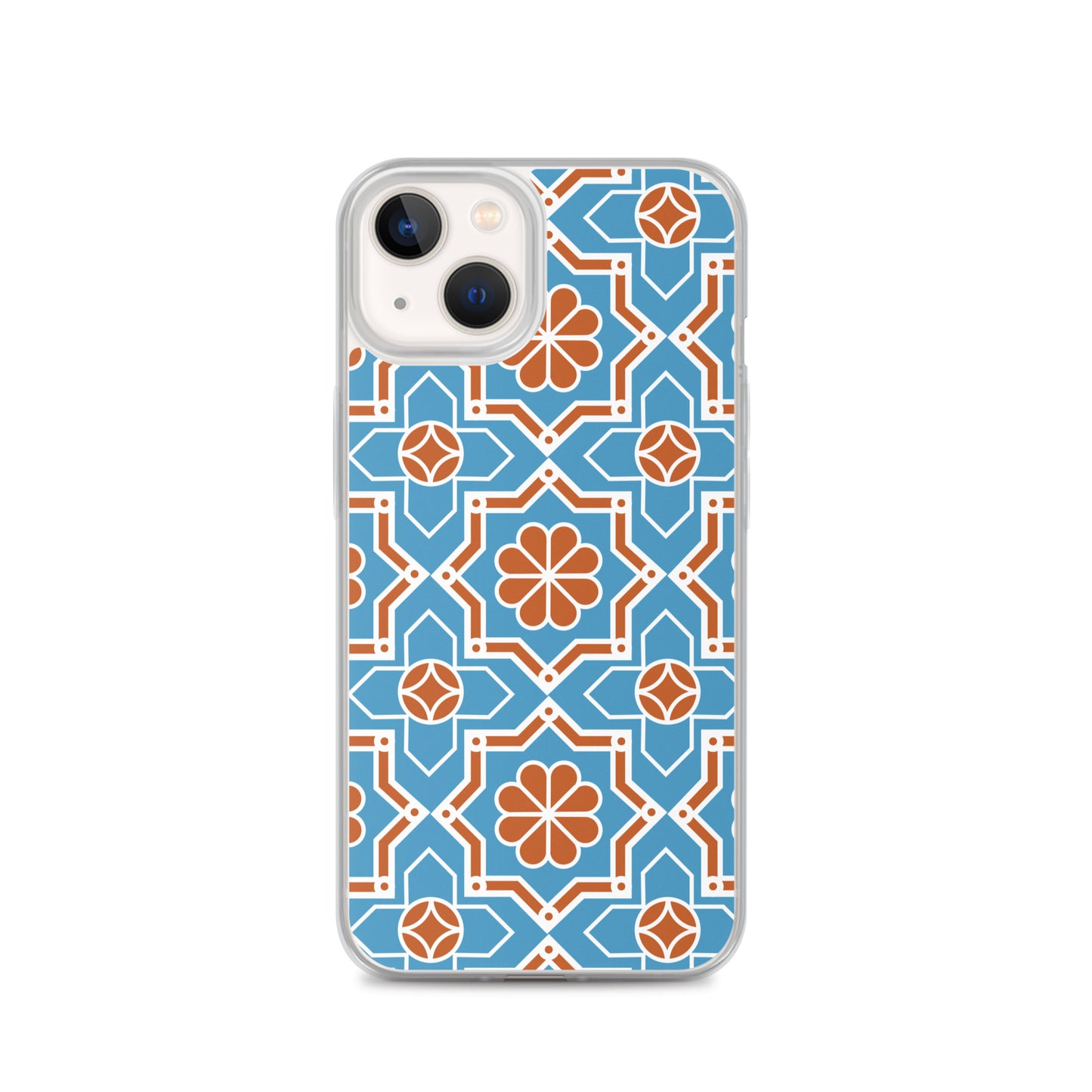 Complex Arabesque Pattern Clear Case for iPhone®