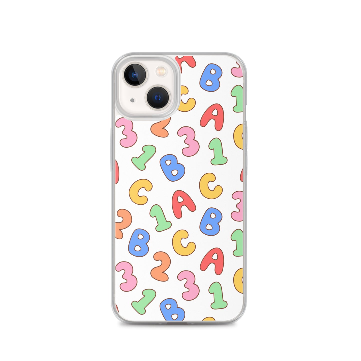 Back To School Season Pattern Clear Case for iPhone®
