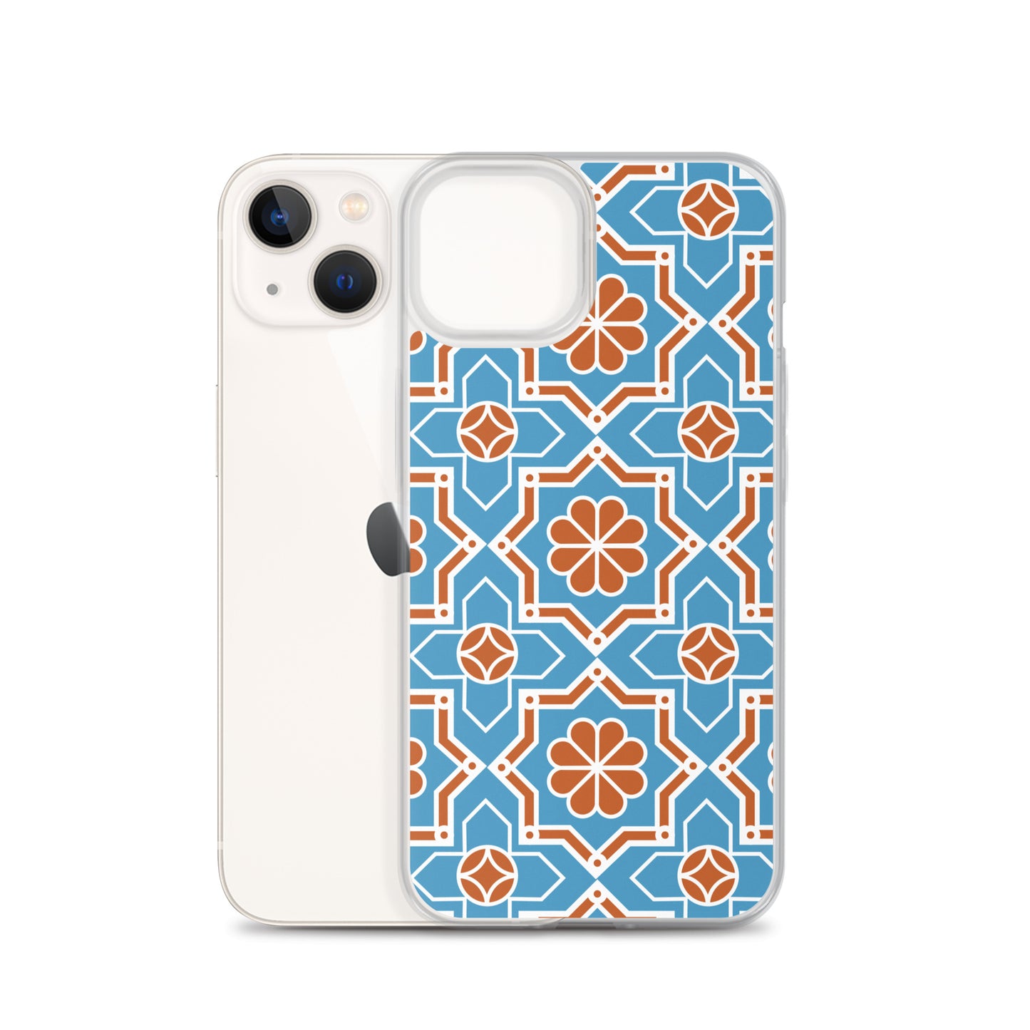 Complex Arabesque Pattern Clear Case for iPhone®