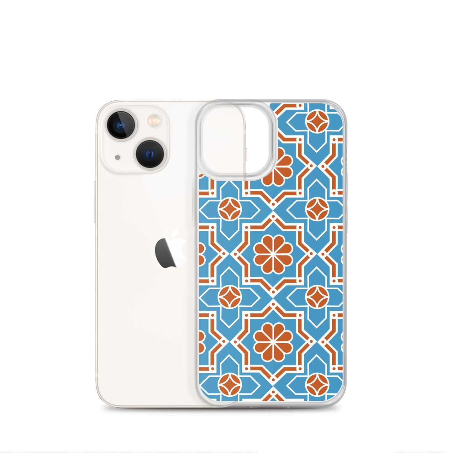 Complex Arabesque Pattern Clear Case for iPhone®