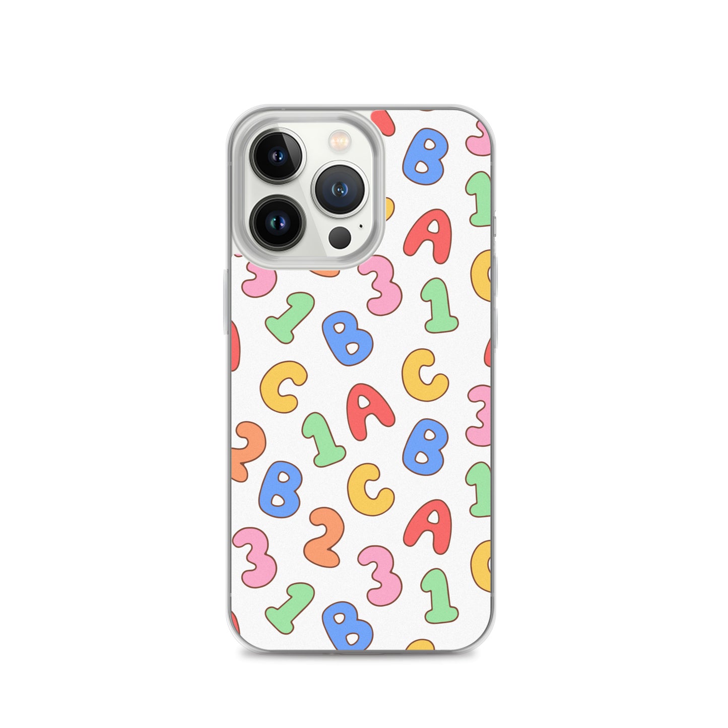 Back To School Season Pattern Clear Case for iPhone®