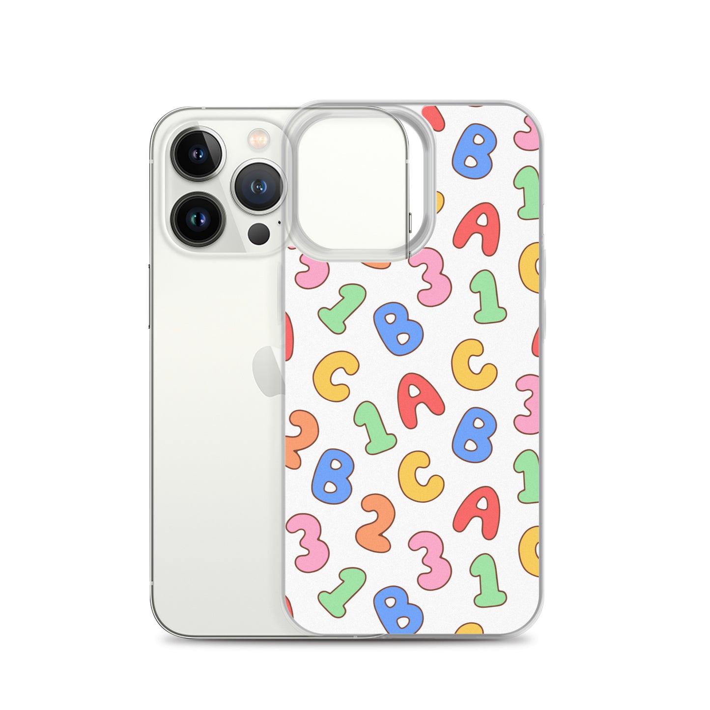 Back To School Season Pattern Clear Case for iPhone®