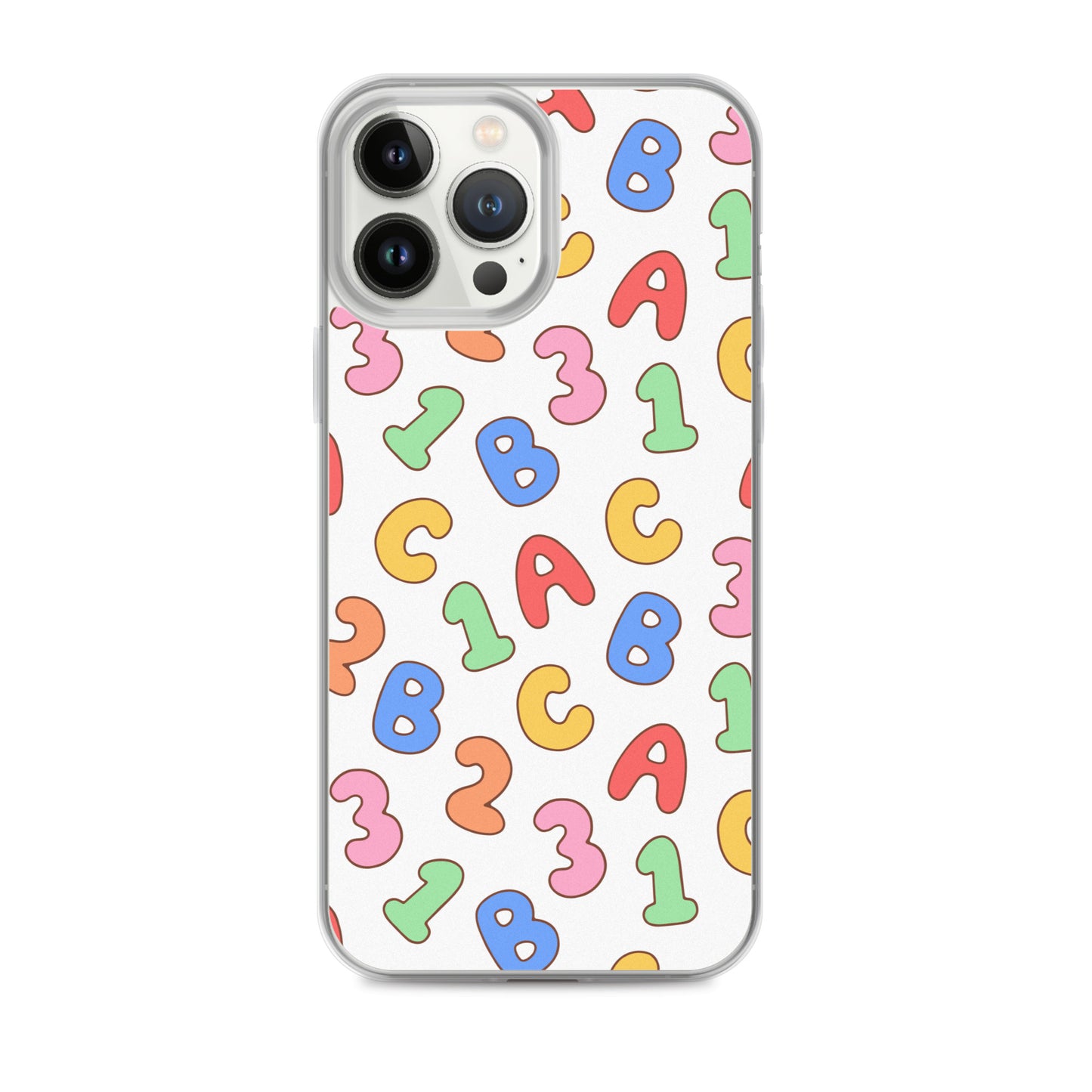 Back To School Season Pattern Clear Case for iPhone®