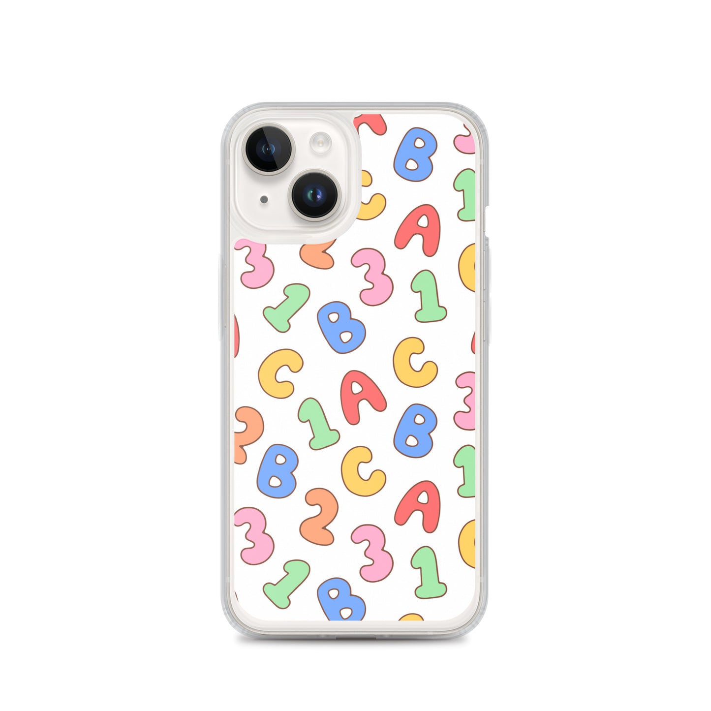 Back To School Season Pattern Clear Case for iPhone®