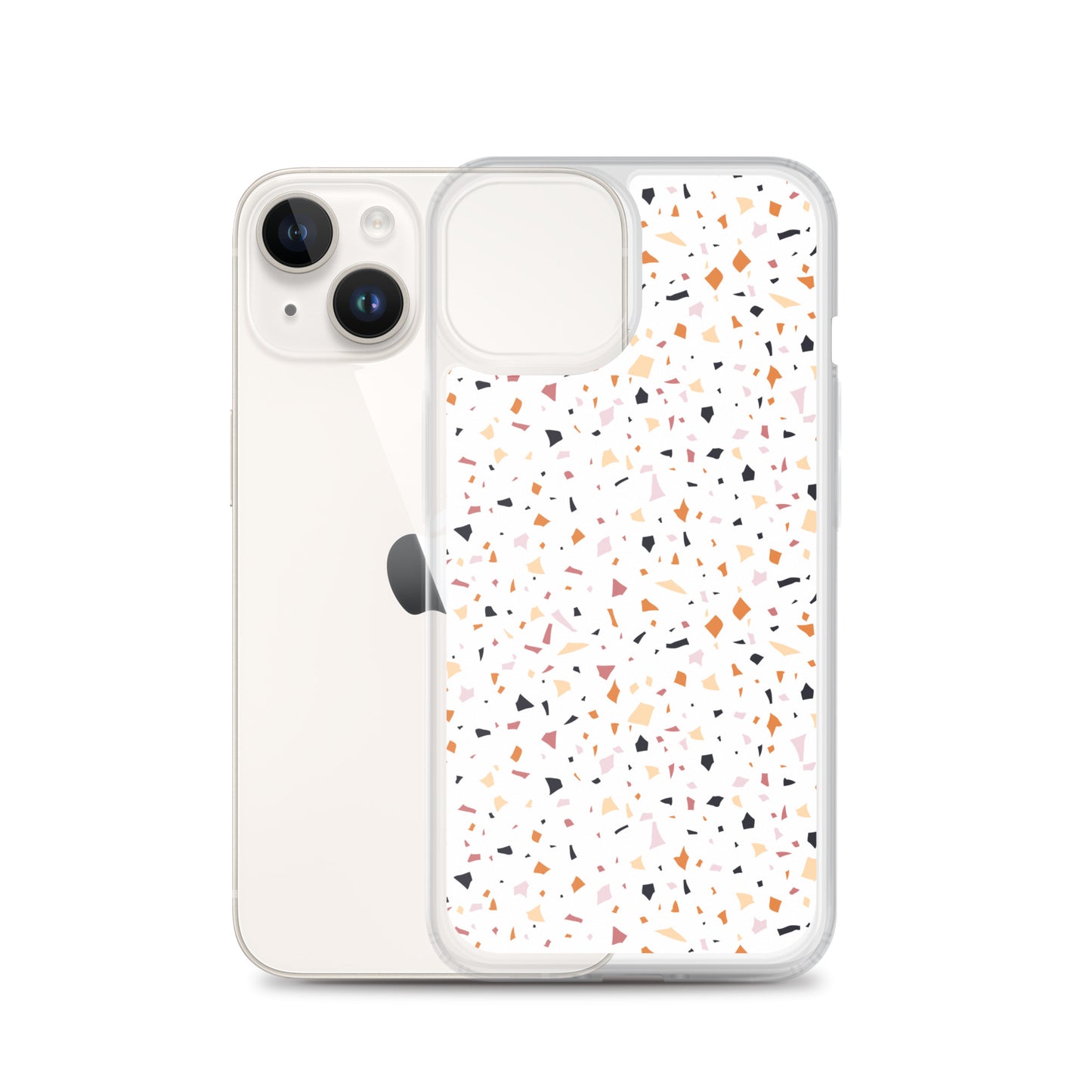 Colorful Terrazzo Pattern Clear Case for iPhone®