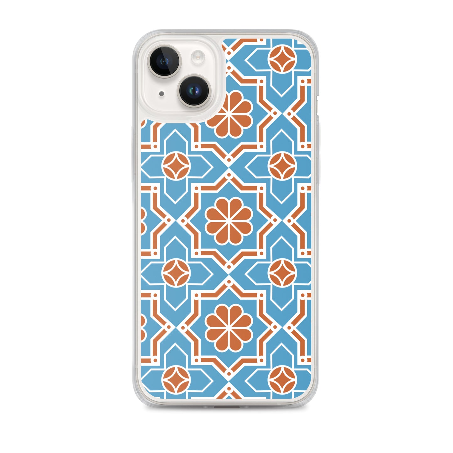 Complex Arabesque Pattern Clear Case for iPhone®
