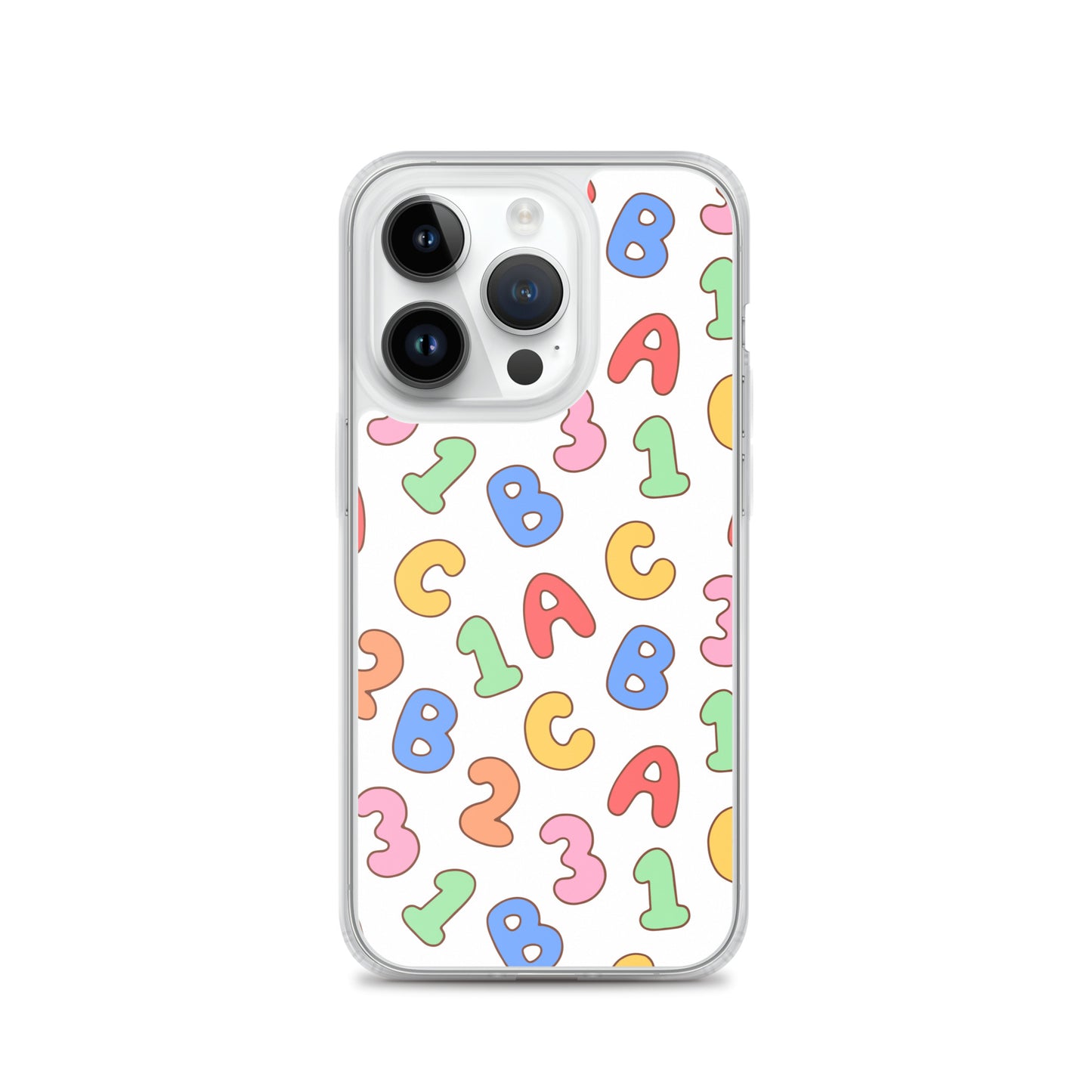 Back To School Season Pattern Clear Case for iPhone®