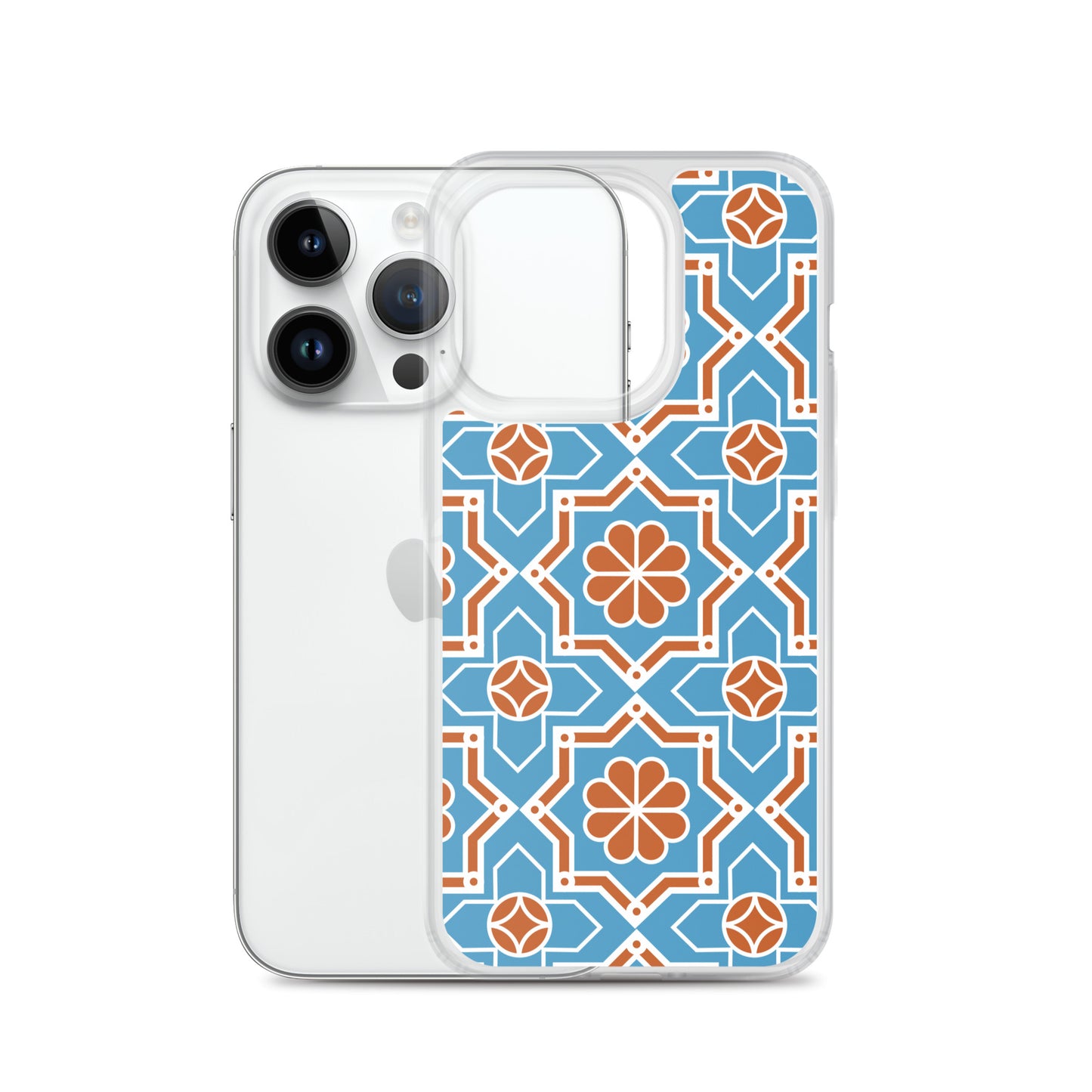 Complex Arabesque Pattern Clear Case for iPhone®