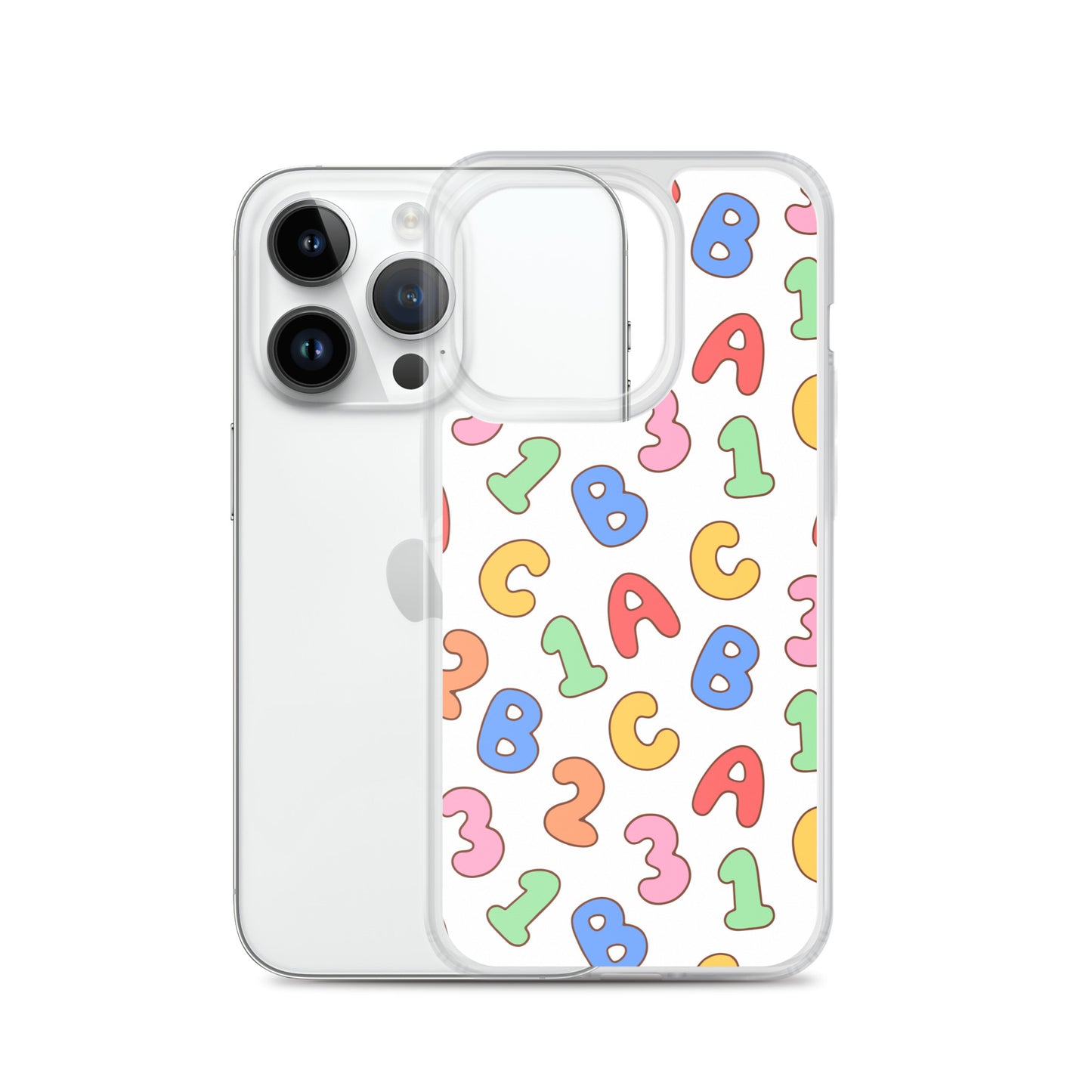Back To School Season Pattern Clear Case for iPhone®