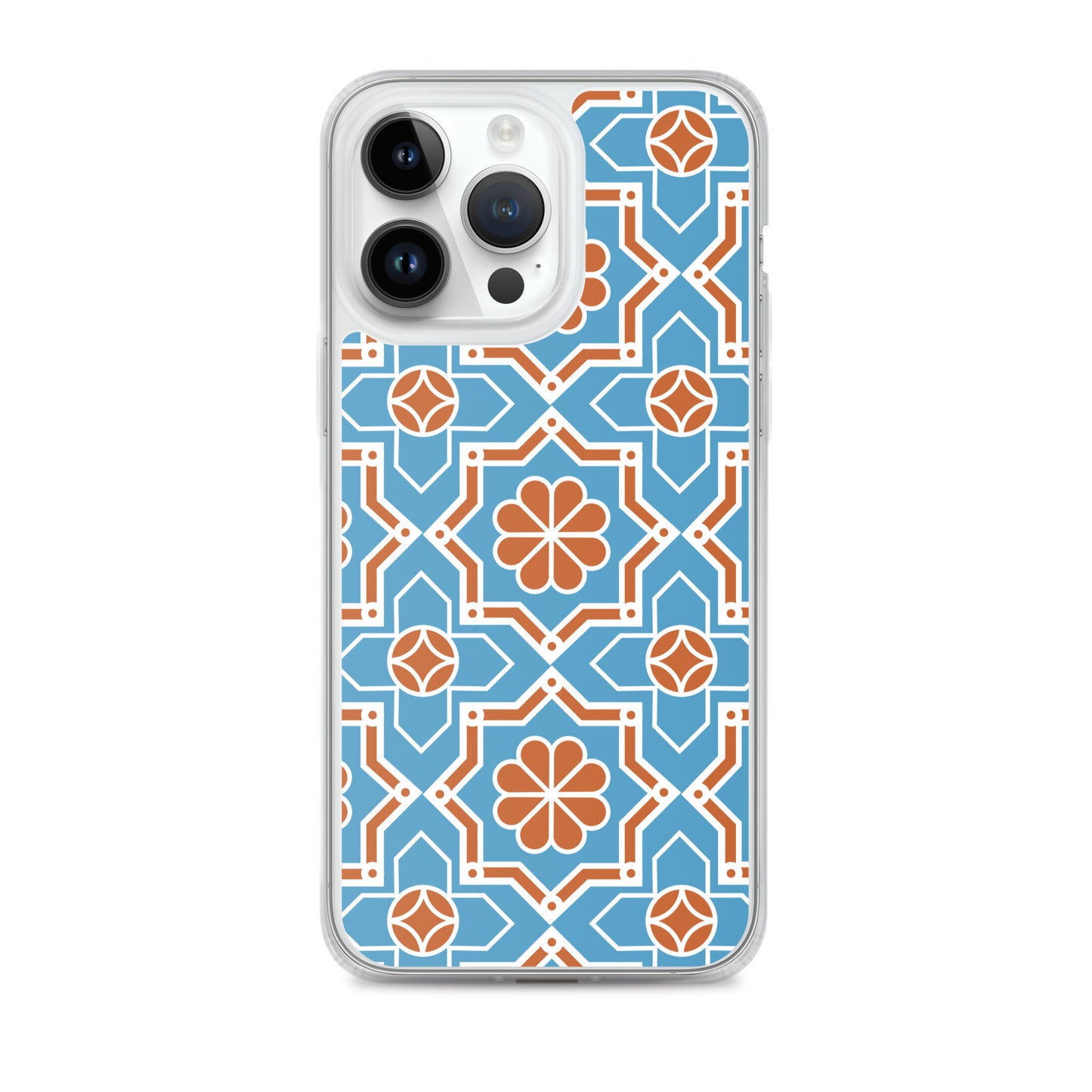 Complex Arabesque Pattern Clear Case for iPhone®