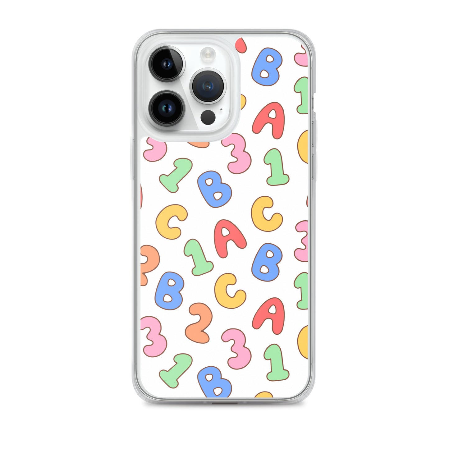 Back To School Season Pattern Clear Case for iPhone®