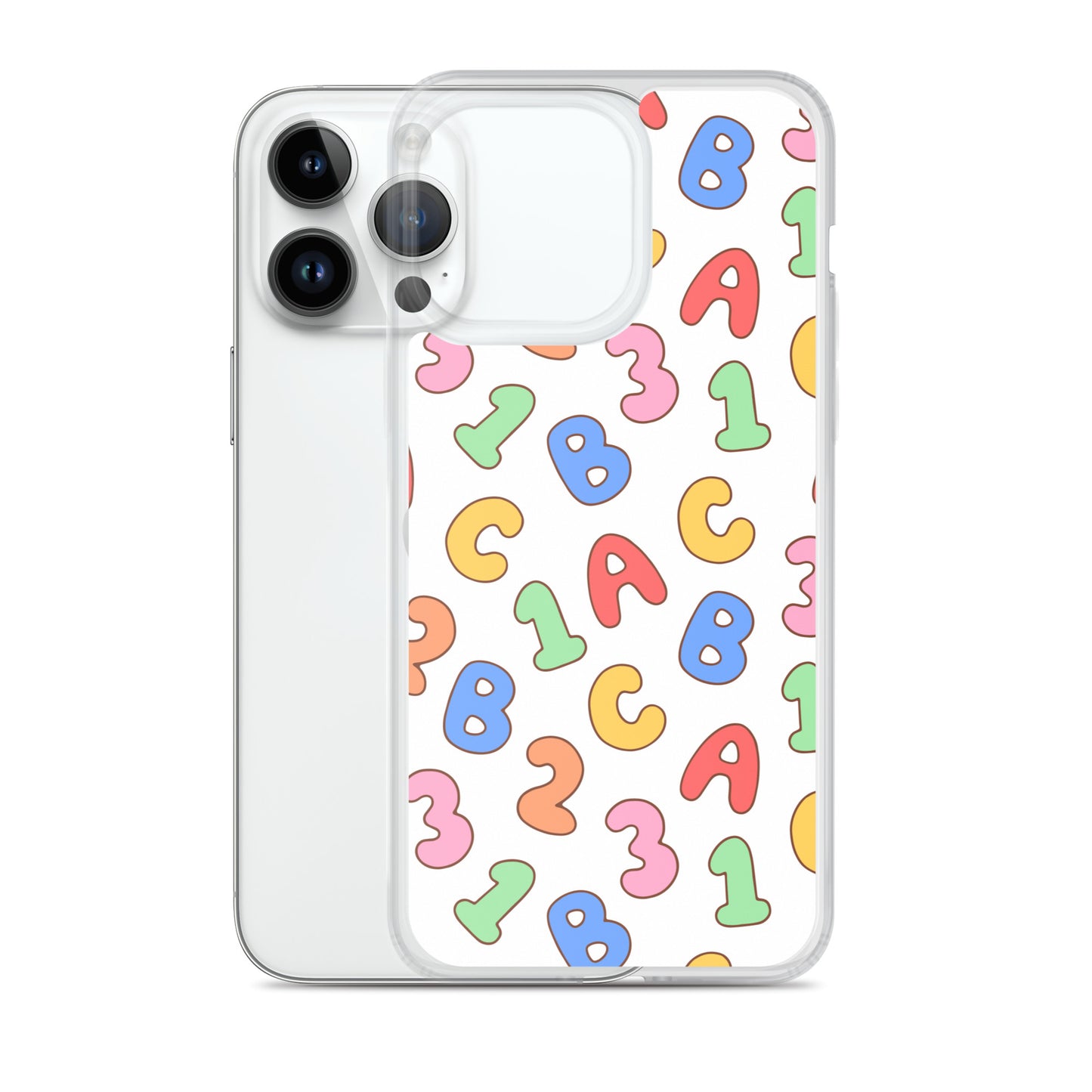 Back To School Season Pattern Clear Case for iPhone®