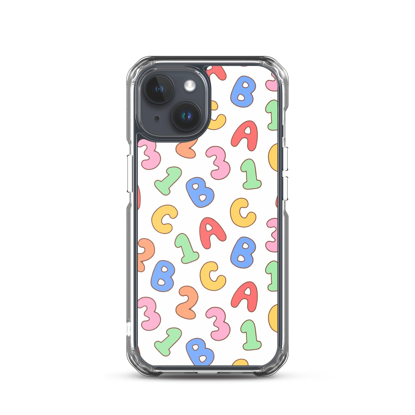 Back To School Season Pattern Clear Case for iPhone®