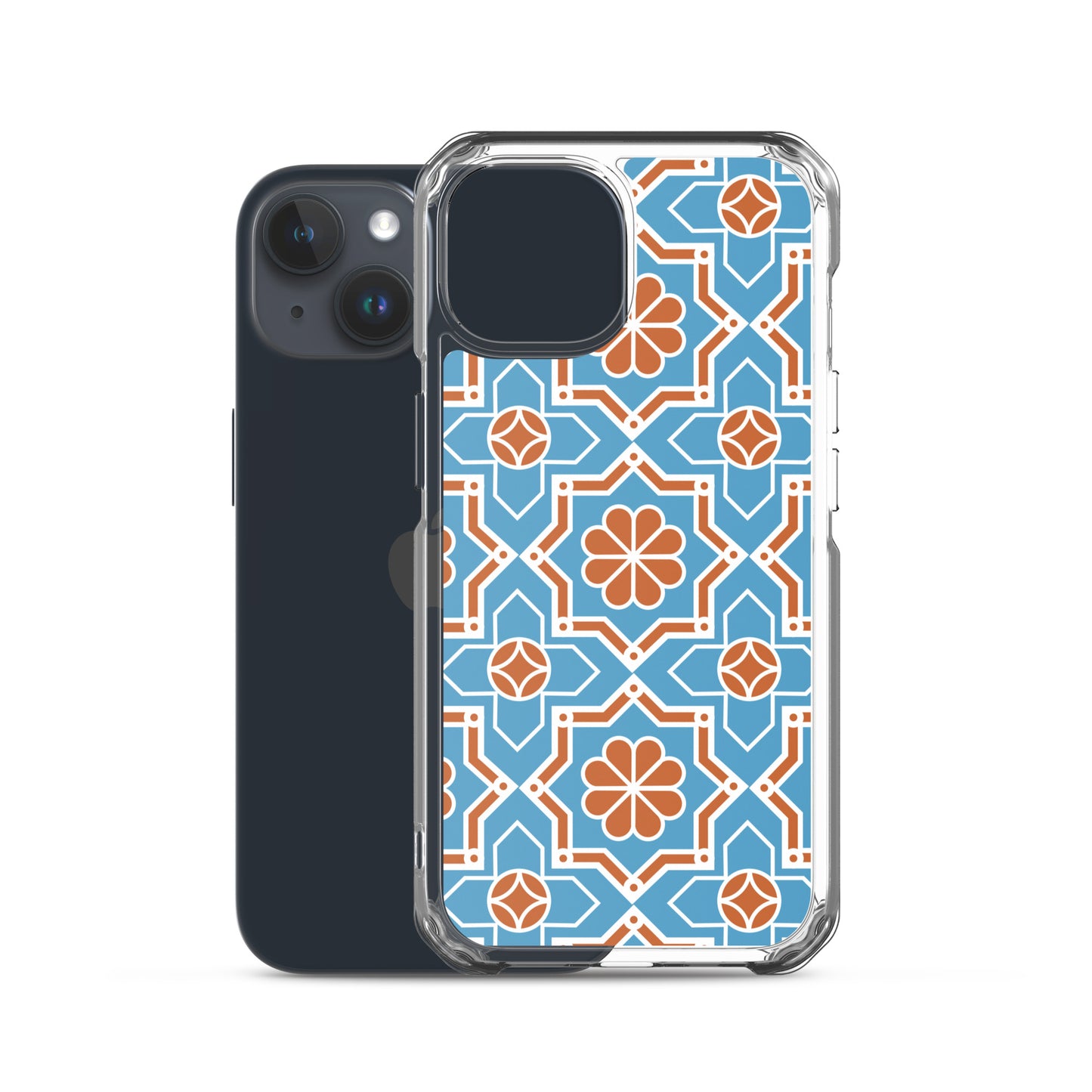 Complex Arabesque Pattern Clear Case for iPhone®