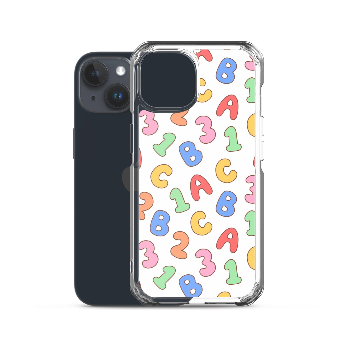 Back To School Season Pattern Clear Case for iPhone®