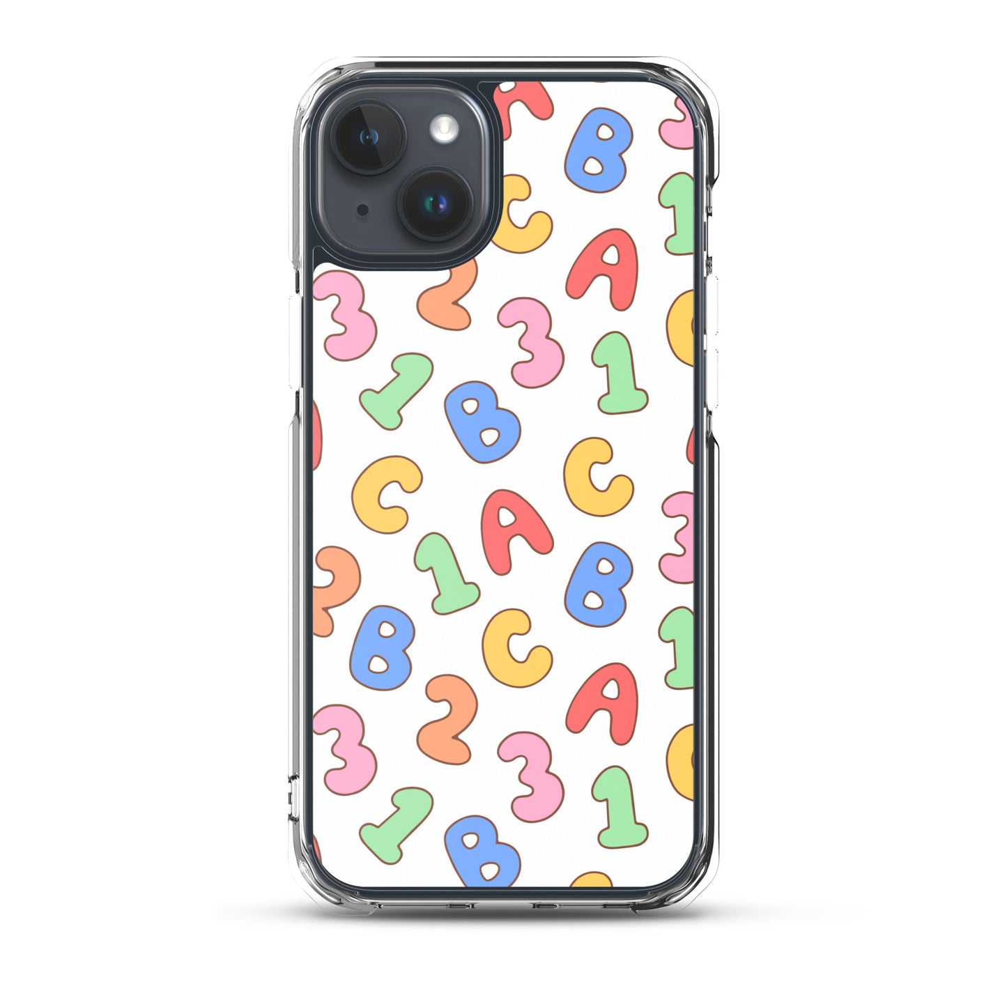 Back To School Season Pattern Clear Case for iPhone®