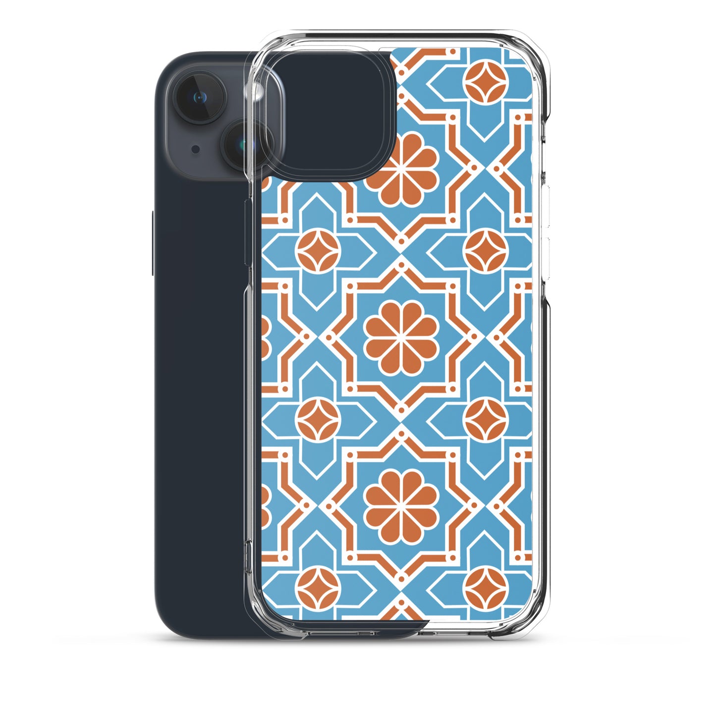 Complex Arabesque Pattern Clear Case for iPhone®