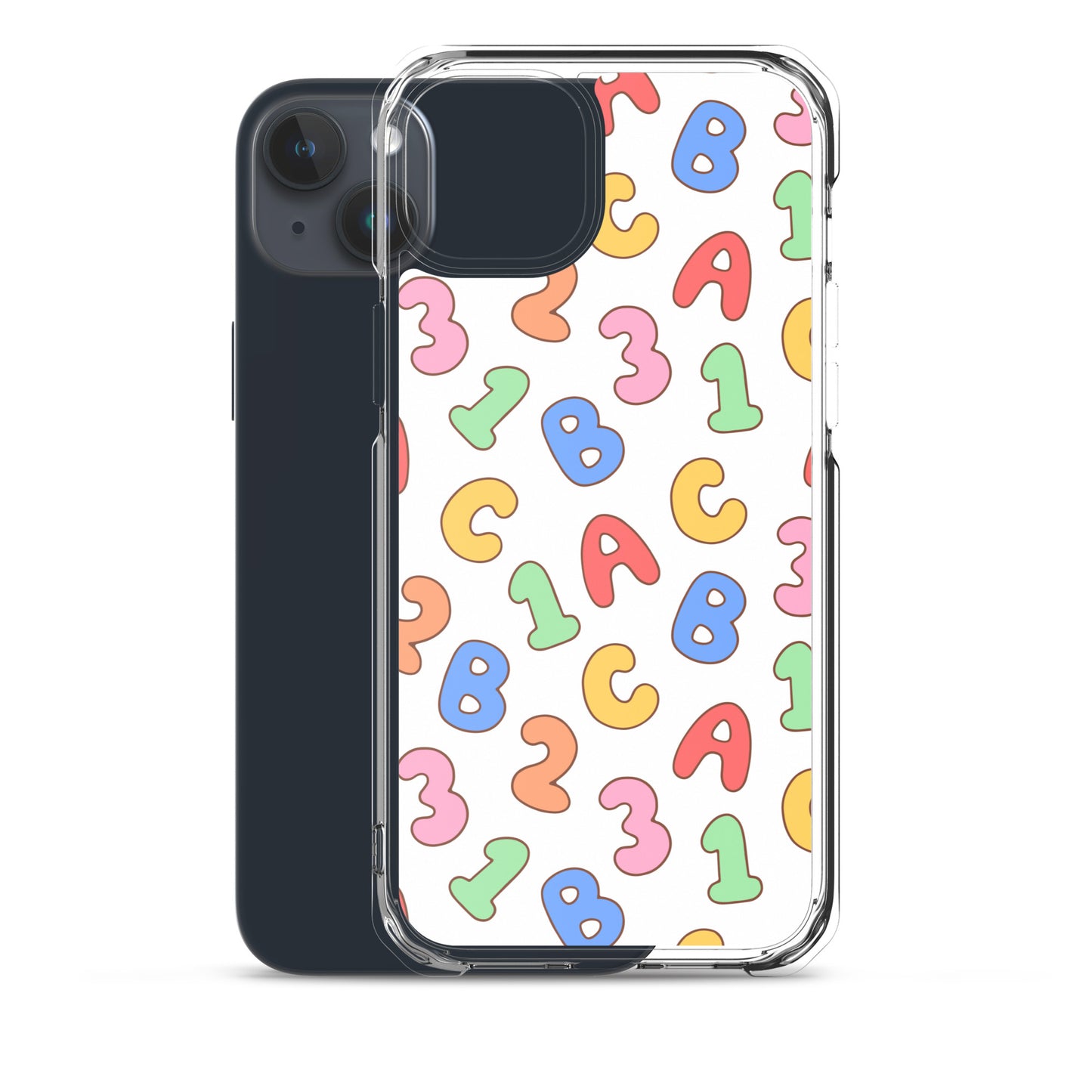 Back To School Season Pattern Clear Case for iPhone®