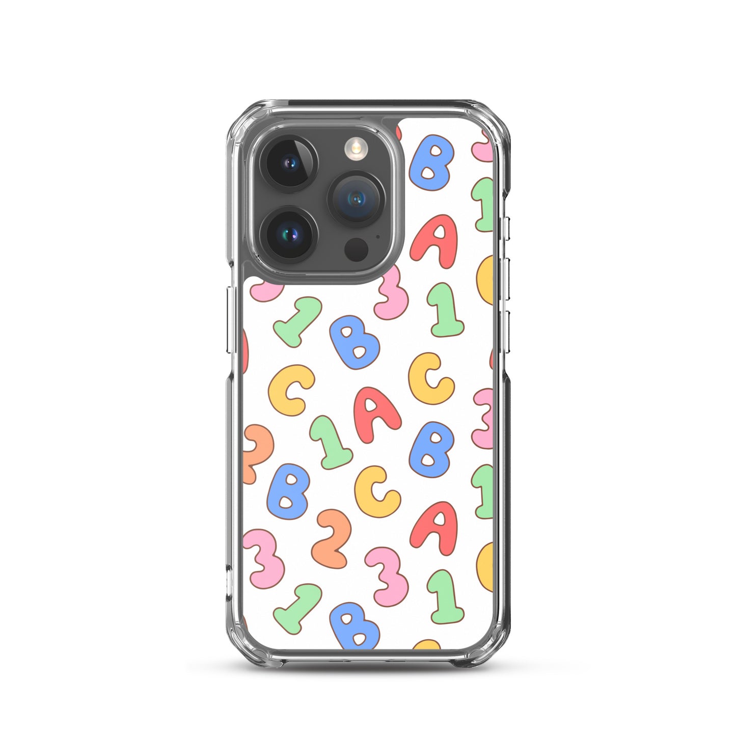 Back To School Season Pattern Clear Case for iPhone®