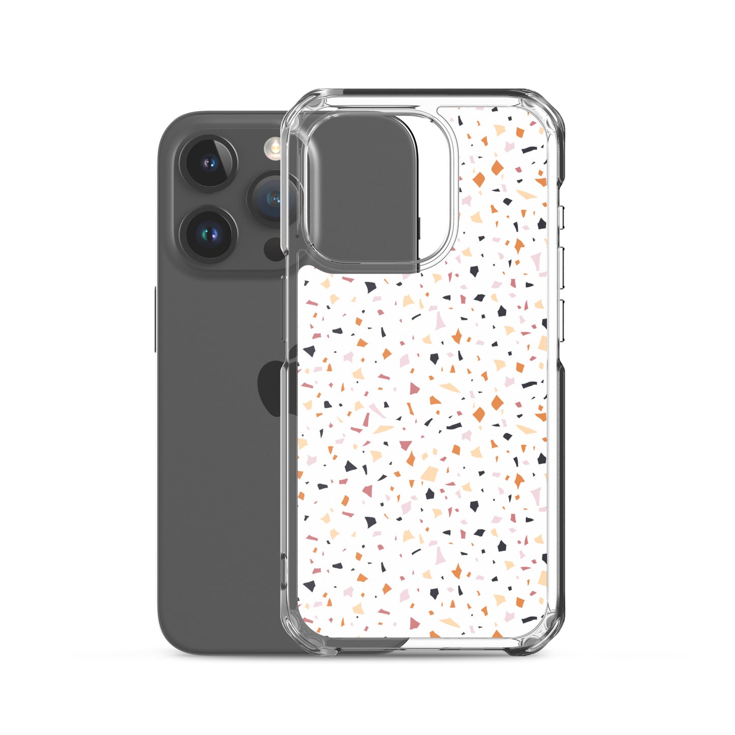 Colorful Terrazzo Pattern Clear Case for iPhone®