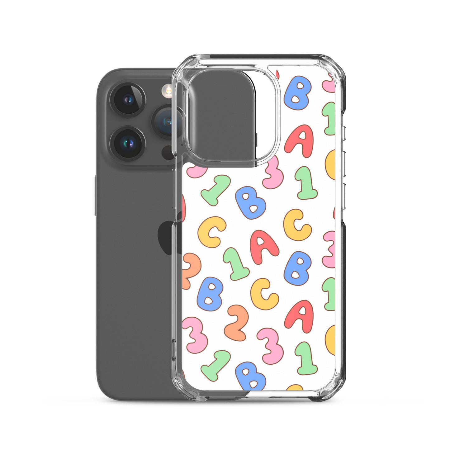 Back To School Season Pattern Clear Case for iPhone®