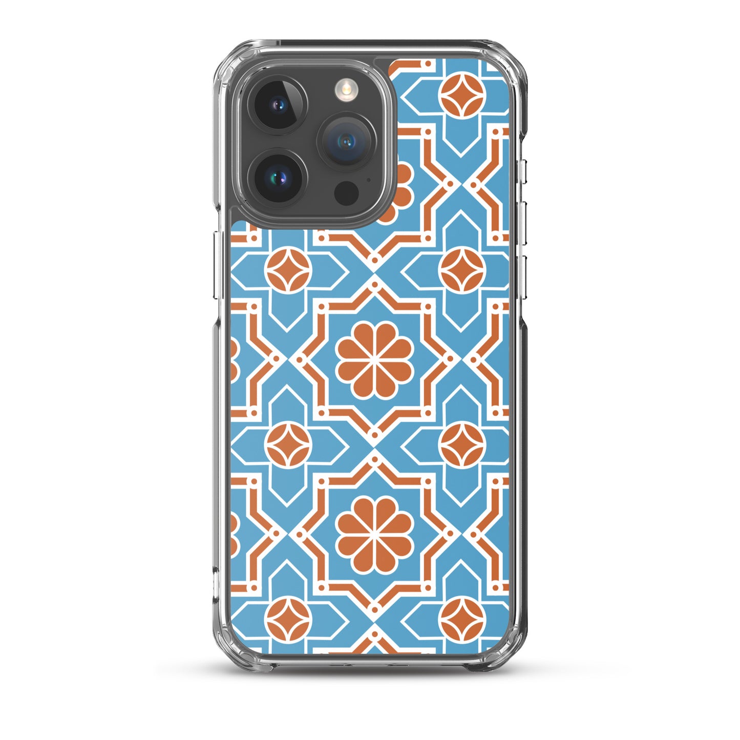 Complex Arabesque Pattern Clear Case for iPhone®