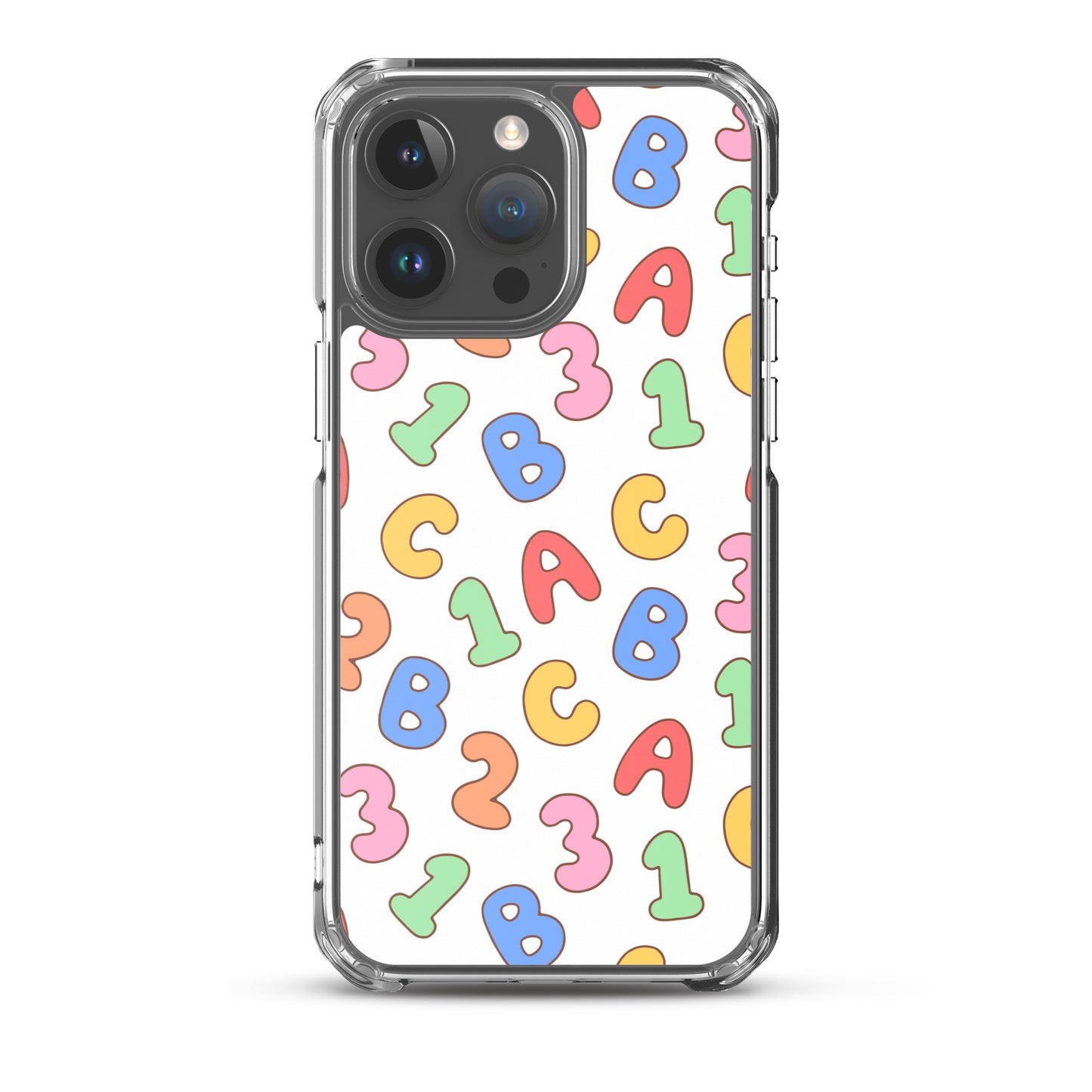 Back To School Season Pattern Clear Case for iPhone®