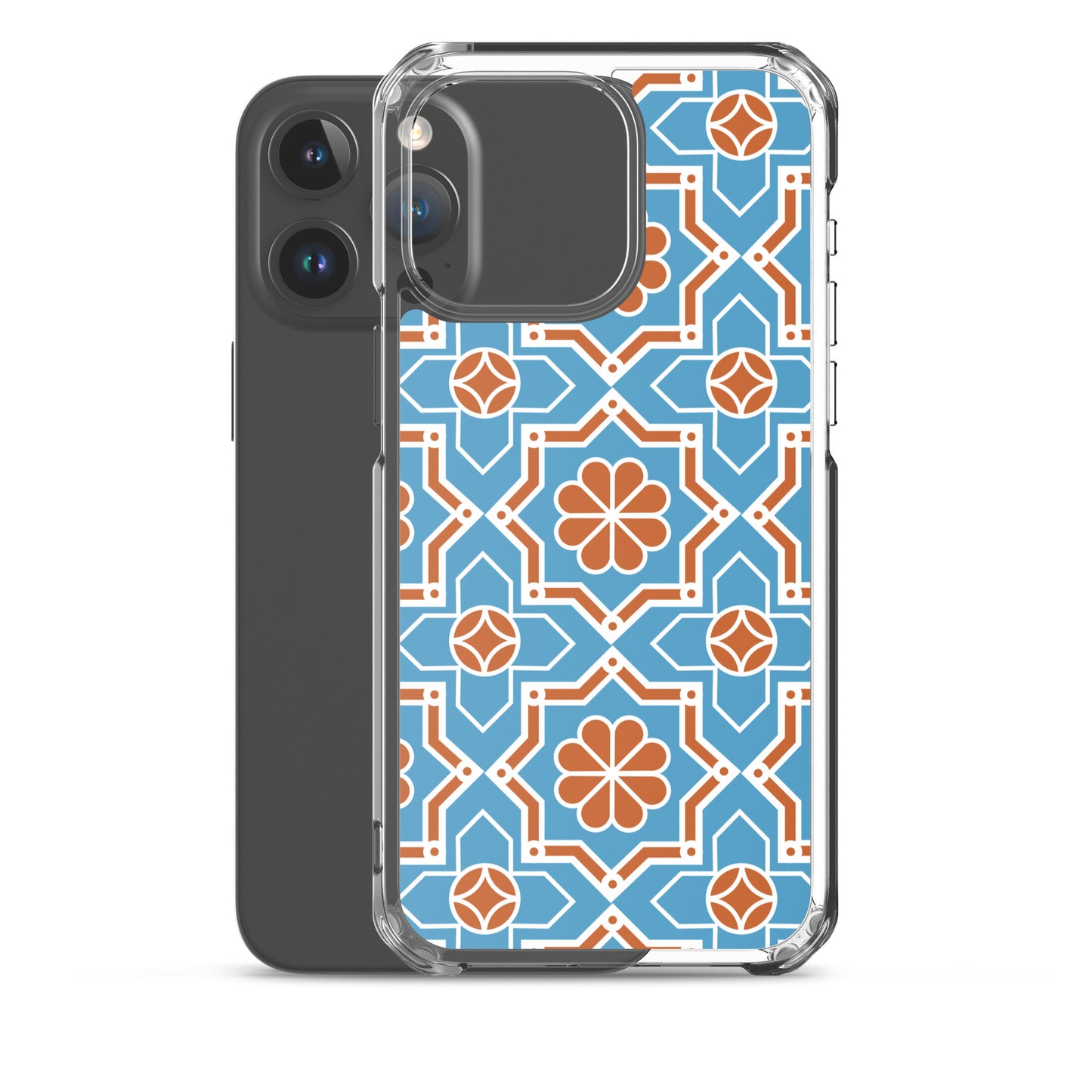 Complex Arabesque Pattern Clear Case for iPhone®
