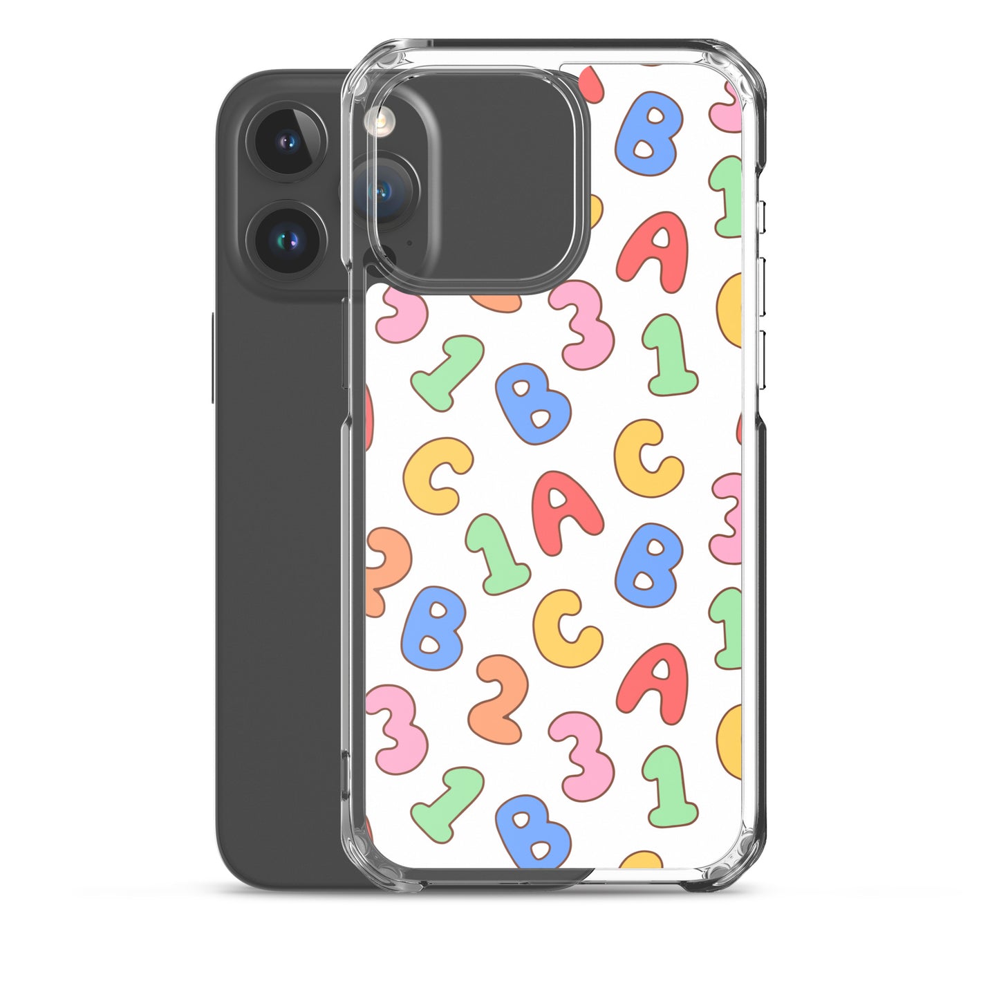 Back To School Season Pattern Clear Case for iPhone®