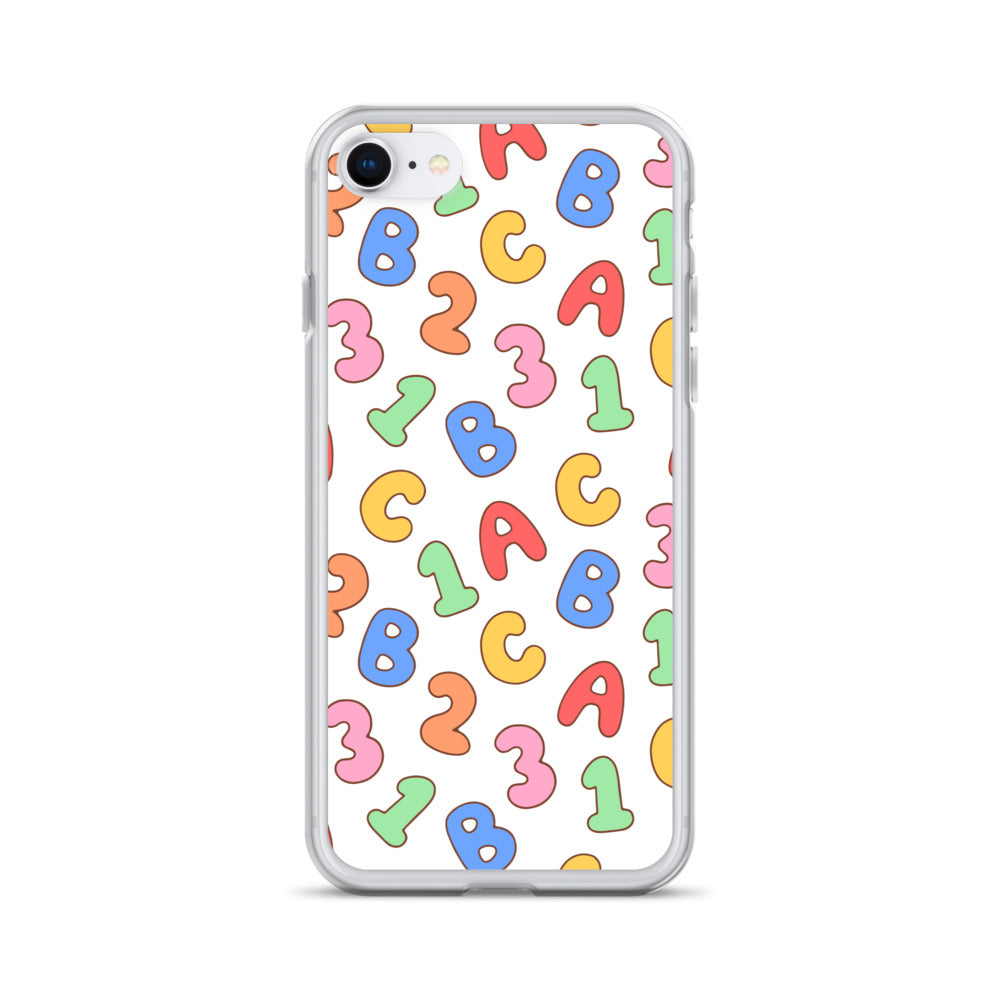 Back To School Season Pattern Clear Case for iPhone®