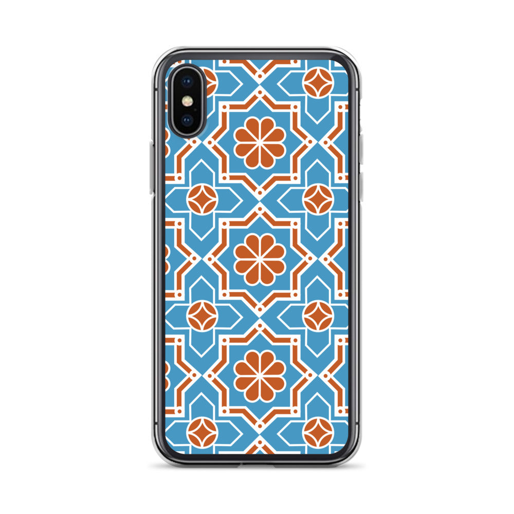 Complex Arabesque Pattern Clear Case for iPhone®