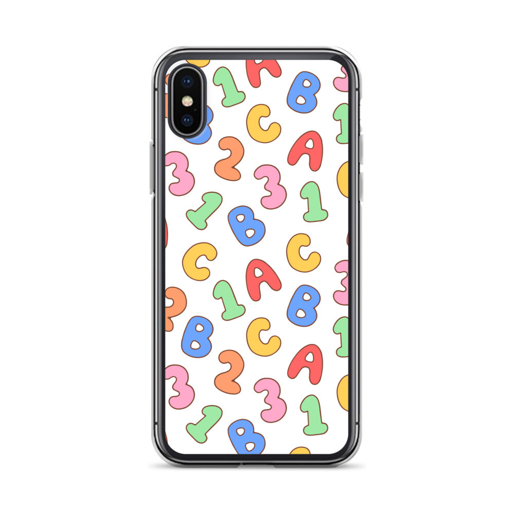 Back To School Season Pattern Clear Case for iPhone®