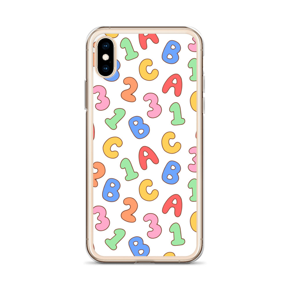 Back To School Season Pattern Clear Case for iPhone®