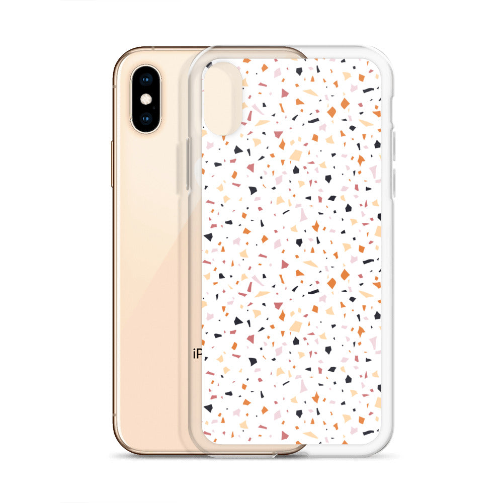 Colorful Terrazzo Pattern Clear Case for iPhone®
