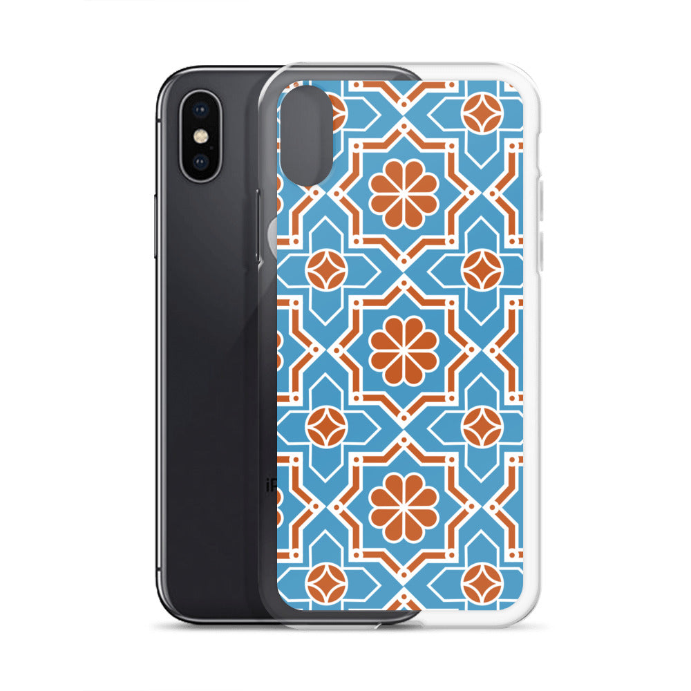 Complex Arabesque Pattern Clear Case for iPhone®