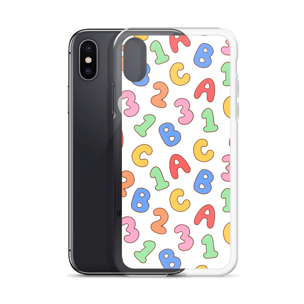 Back To School Season Pattern Clear Case for iPhone®