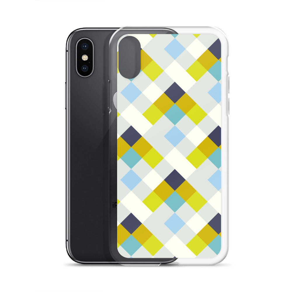 Colorful Geometric Pattern Clear Case for iPhone®