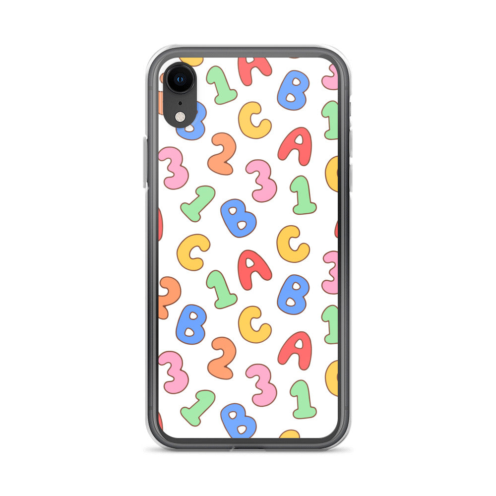 Back To School Season Pattern Clear Case for iPhone®