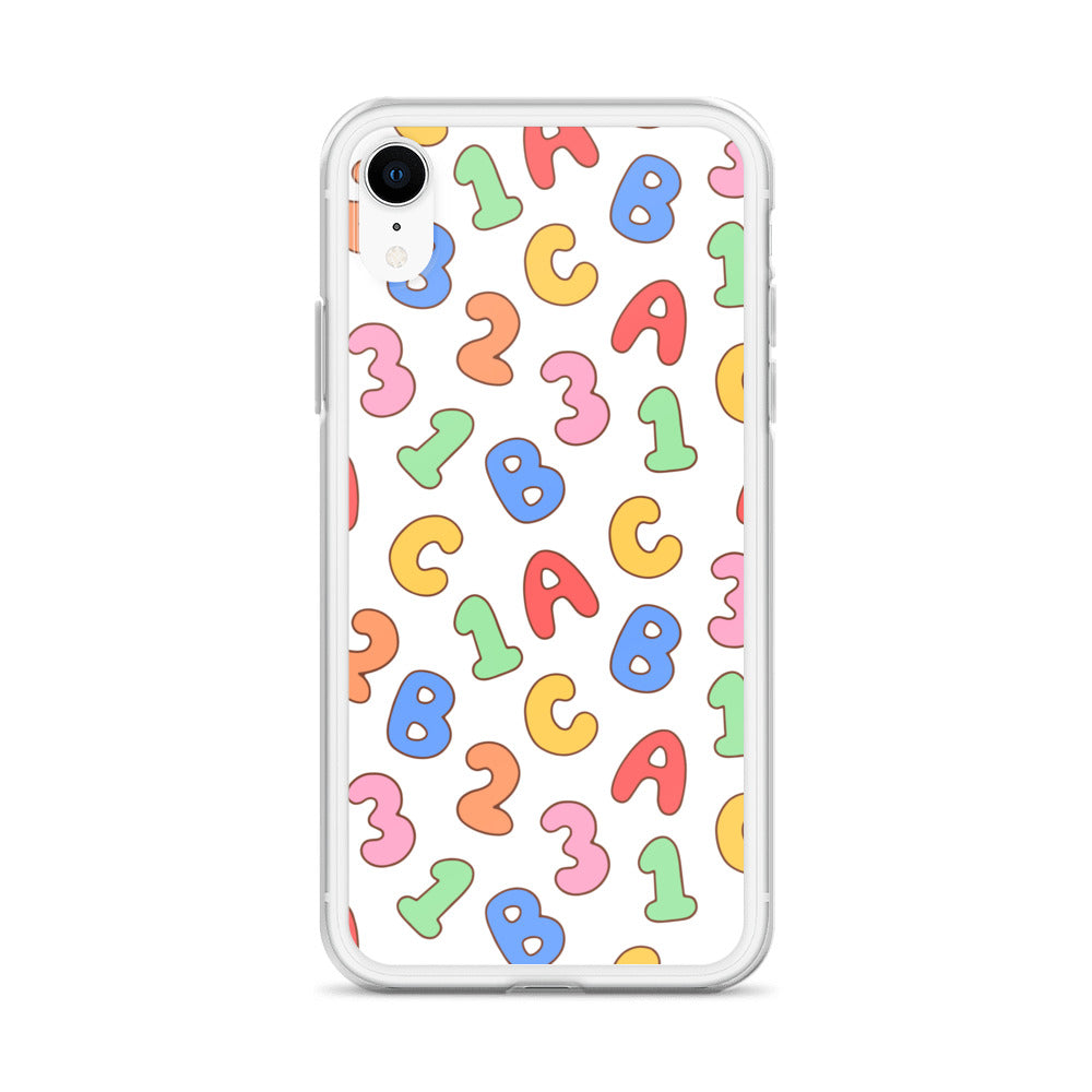 Back To School Season Pattern Clear Case for iPhone®