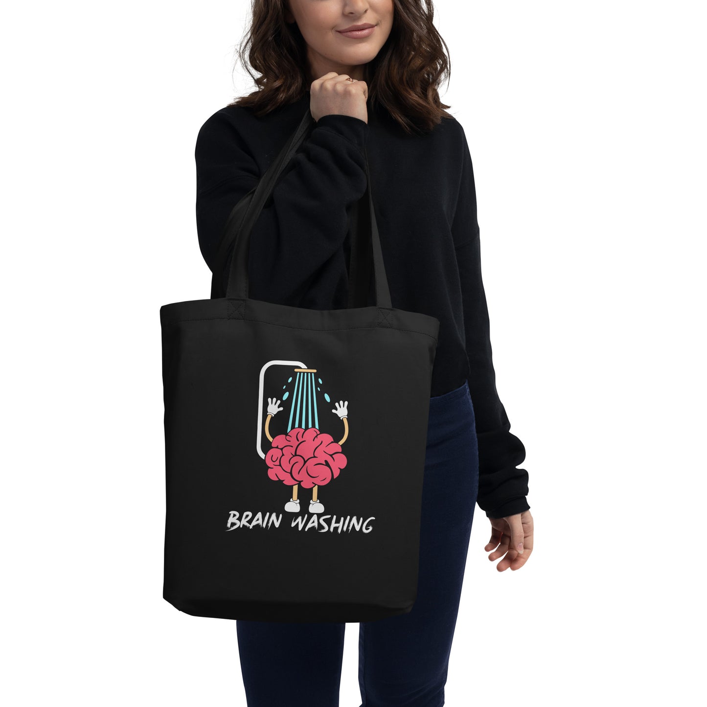 Brain Washing Funny Brain Anatomy Pun Funny Brain Wash Eco Tote Bag