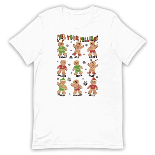 Feel Your Feelings Christmas Gingerbread OT Xmas Mental Health | PRODUCT CODE: FLEYRNGSCHM