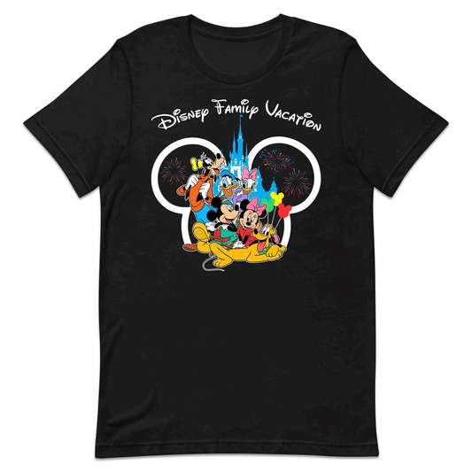 Mickey & Friends Family Vacation T-Shirt, Matching Disney Trip Jumper & Hoodie – Magical Travel Apparel | PRODUCT CODE: MNBSFIW