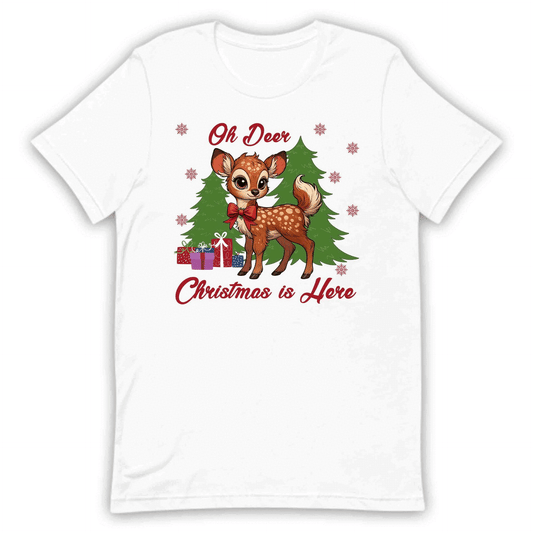 Oh Deer Christmas Is Here Retro Reindeer Xmas | PRODUCT CODE: DRECHTMHREX