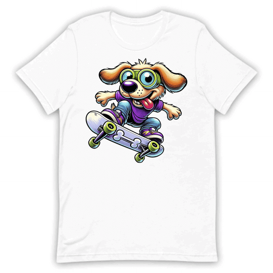 Skateboarding Dog Puppy Skateboarder Sports Lovers | PRODUCT CODE: SKTRBDGOPUYC